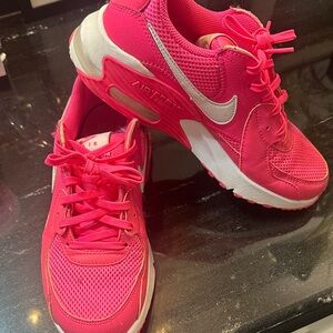 Nike Women's Air Max Pink and White Shoes